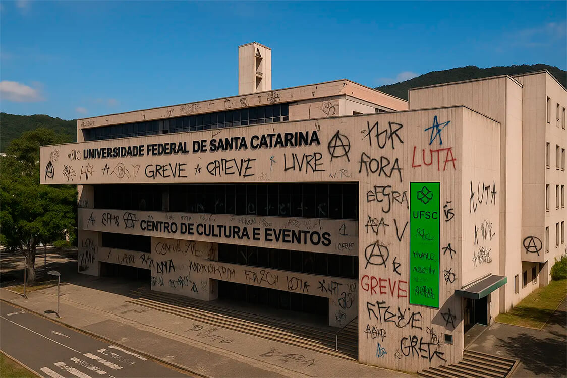 Dilvo Tirloni - O AVANÇO DA DEGRADAÇÃO IDEOLÓGICA E FÍSICA NA UFSC